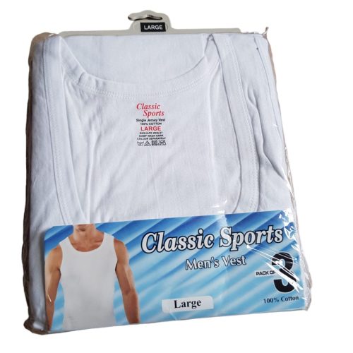 Classic Sports 3 Pack of men's vest