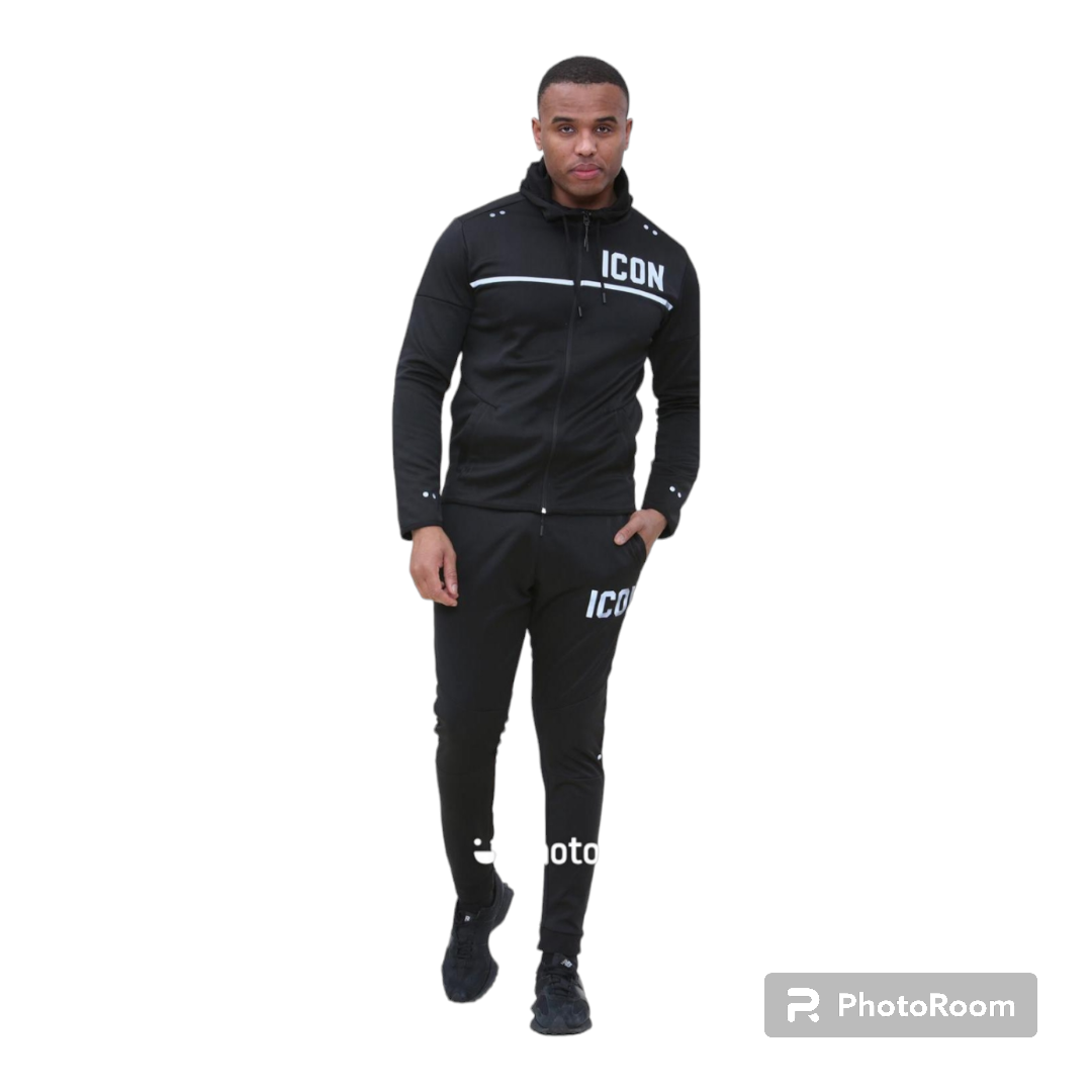 New men's kings full tracksuit slim skinny fit joggers